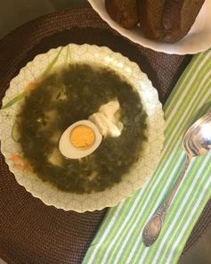 Зеленый борщ