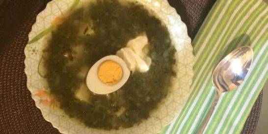 Зеленый борщ
