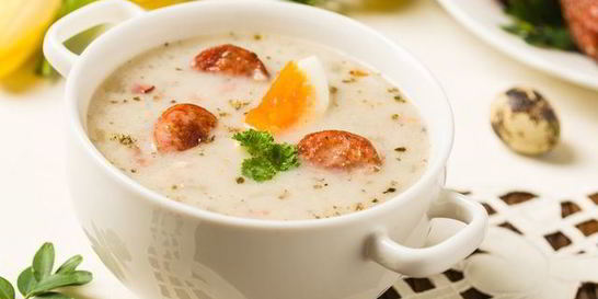 Журек — белый борщ