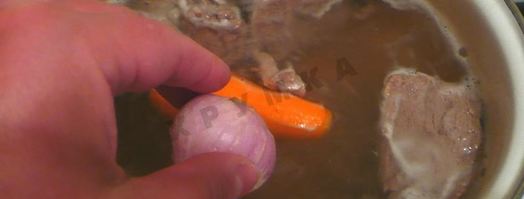 бульон из баранины. Шаг 7