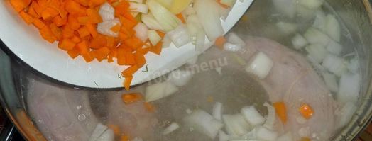 бульон из индейки. Шаг 9