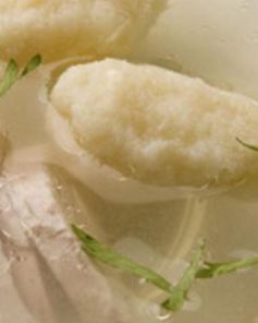 Бульон с клецками