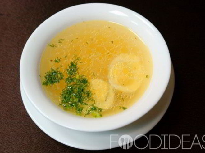 Рецепт бульона с яйцом