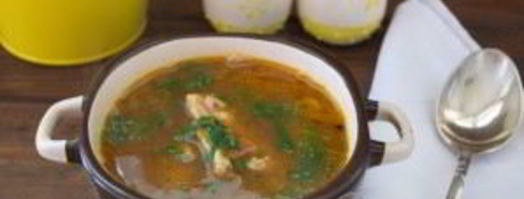 диетический суп на курином бульоне. Шаг 8