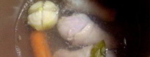 куриный суп на овощном бульоне. Шаг 4