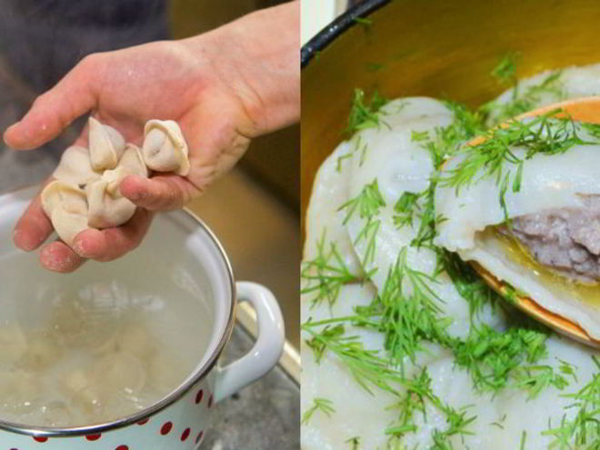 Рецепт пельменей с бульоном