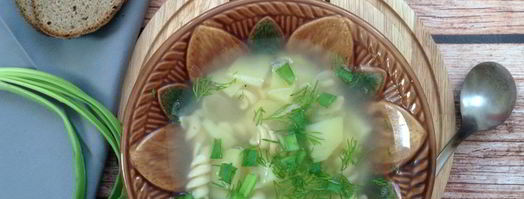 суп на курином бульоне. Шаг 6