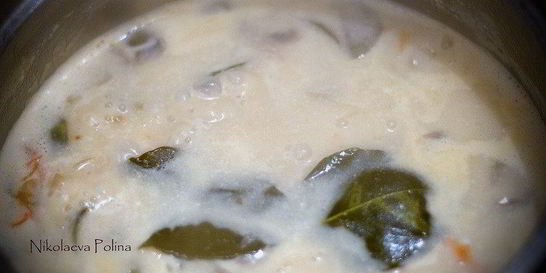 Суп том ям на креветочном бульоне