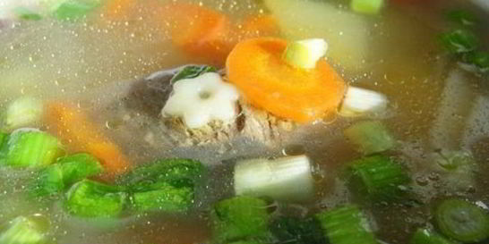 Супчик питательный на говяжьем бульоне