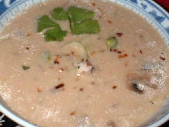 Рецепт весеннего бульона с грибами