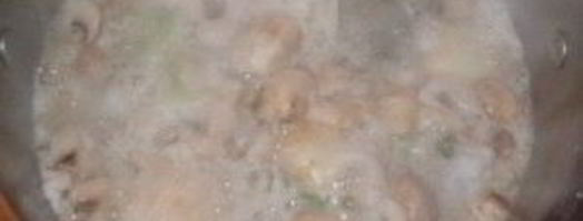 весенний бульон с грибами. Шаг 14