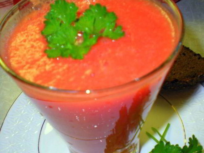 Рецепт гаспачо, диета на супах