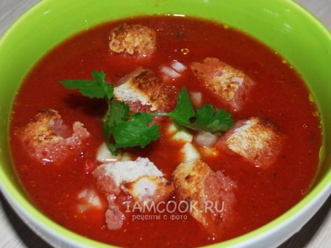 Рецепт гаспачо классического