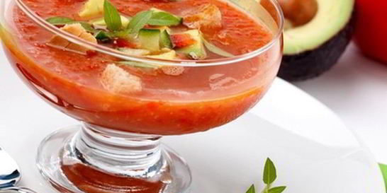 Гаспачо с авокадо