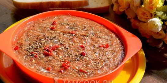 Гаспачо с баклажанами