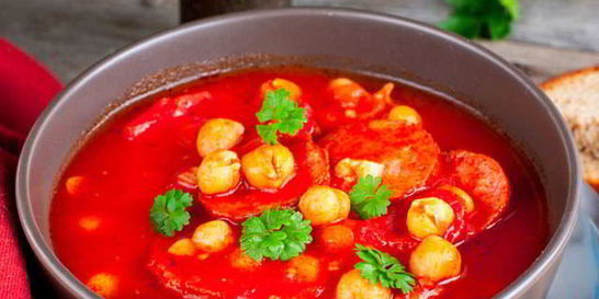 Гаспачо с чоризо