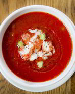 Гаспачо с камчатским крабом