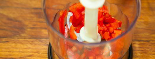 гаспачо с крабовыми палочками. Шаг 3