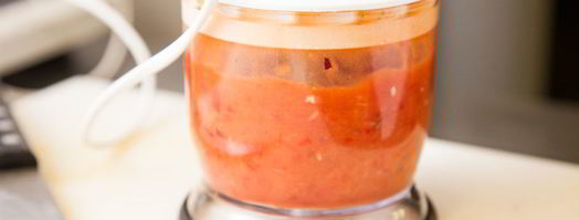 гаспачо с крабовыми палочками. Шаг 9