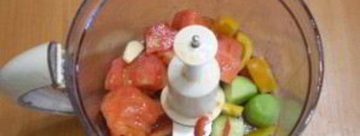 гаспачо сыроедческий. Шаг 5