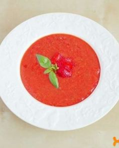 Холодный клубничный Гаспачо