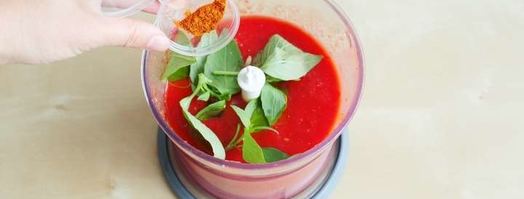 холодный клубничный гаспачо. Шаг 10