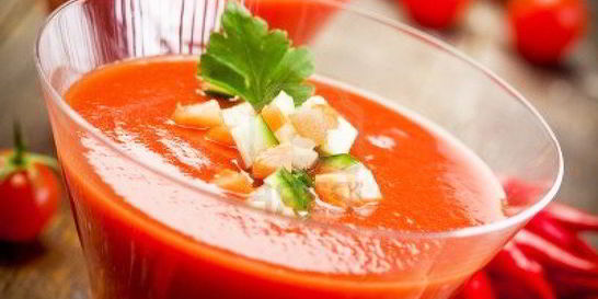 Летний свежий гаспачо
