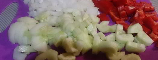 острый гаспачо с кабачком. Шаг 6