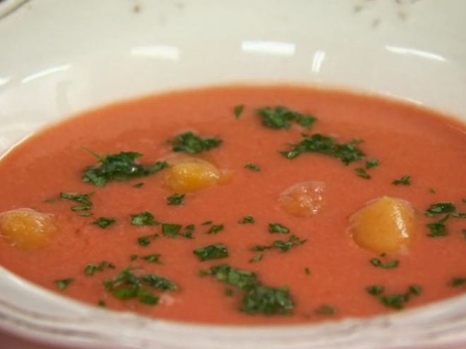 Рецепт супа гаспачо с апельсиновым льдом