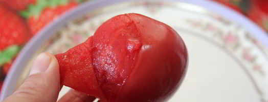 томатно-вишневый гаспачо в стаканах. Шаг 3