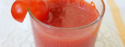 томатно-вишневый гаспачо в стаканах. Шаг 8