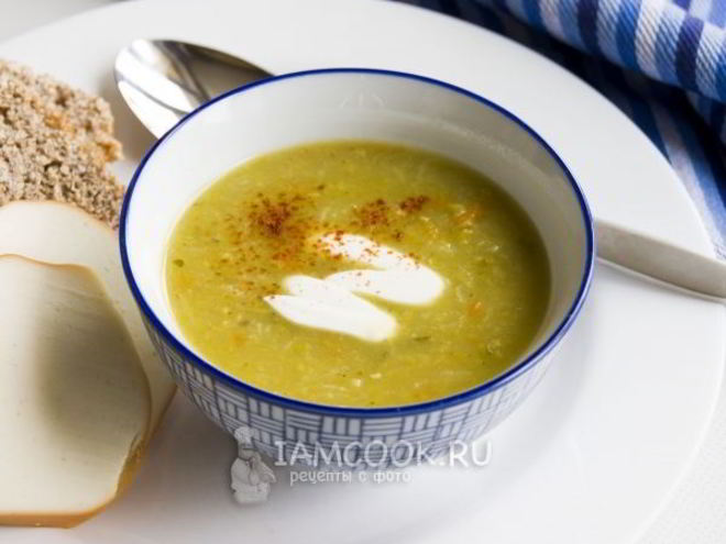 Рецепт бархатного горохового супа