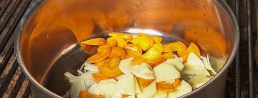 гороховый крем суп с беконом. Шаг 6