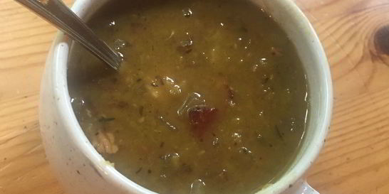 Гороховый суп с беконом