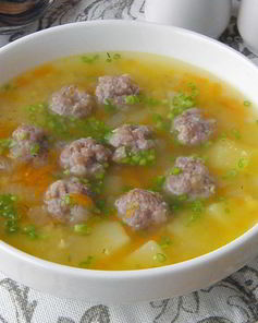 Гороховый суп с фаршем