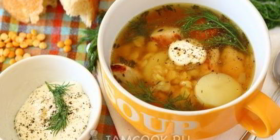 Гороховый суп с индейкой