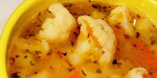 Гороховый суп с капустой