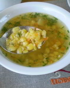 Гороховый суп с картофелем