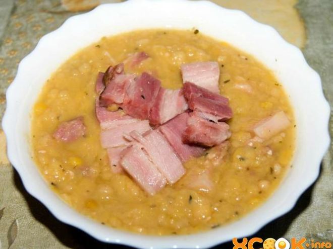 Рецепт горохового супа с копченой грудинкой