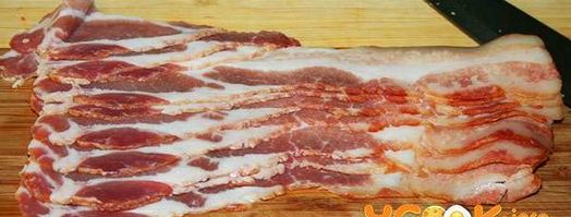 гороховый суп с копченой колбасой и беконом. Шаг 4