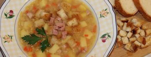 гороховый суп с копченой курицей. Шаг 9