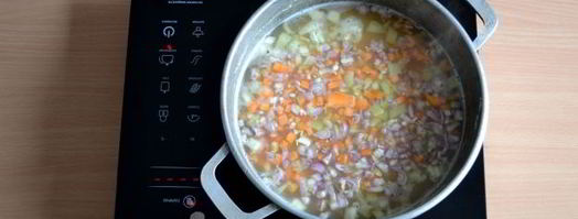 гороховый суп с копченым окорочком. Шаг 8