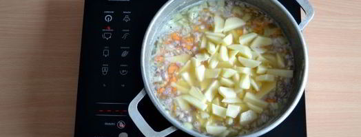 гороховый суп с копченым окорочком. Шаг 9