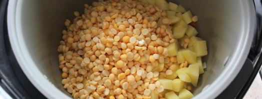 гороховый суп с копчеными ребрышками в мультиварке. Шаг 10