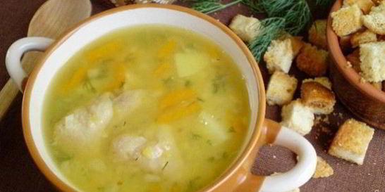 Гороховый суп с курицей