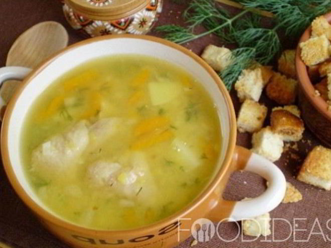 Рецепт горохового супа с курицей