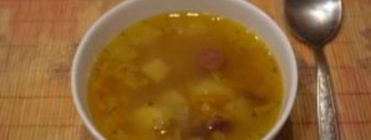 гороховый суп с охотничими колбасками. Шаг 8