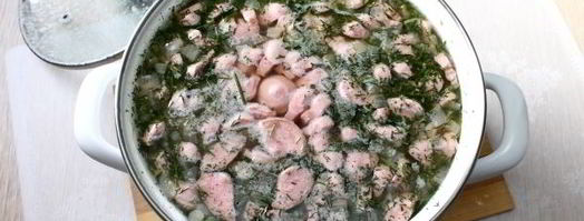 гороховый суп с сосисками. Шаг 12