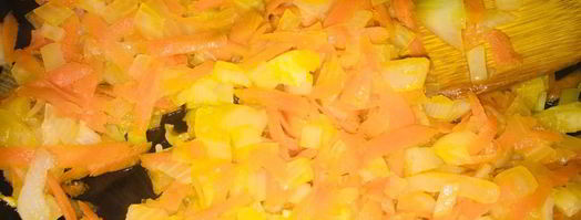 гороховый суп с варено-копченой рулькой. Шаг 7