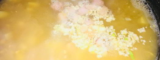 гороховый суп с варено-копченой рулькой. Шаг 8